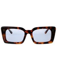 Linda Farrow - Geometric Frame Sunglasses - Lyst