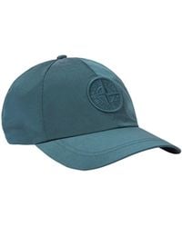 Stone Island - Logo Embroidered Curved Peak Baseball Cap - Lyst