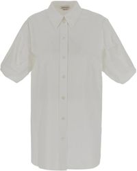 McQueen - Short Sleeved Buttoned Shirt - Lyst