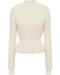 Chloé - Chlo Peplum Knitted Jumper - Lyst