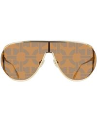 Ferragamo - Aviator Sunglasses - Lyst