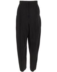 KHAITE - Ashford High-Waisted Tapered Leg Trousers - Lyst
