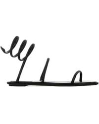 Rene Caovilla - René Caovilla Cleo Embellished Flat Sandals - Lyst