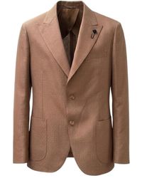 Lardini - Long-Sleeved Suit Jacket - Lyst