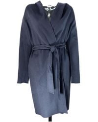 Weekend by Maxmara - Long-Sleeved Lace-Up Coat - Lyst