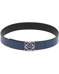Loewe - Logo Buckled Reversible Belt - Lyst