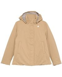 K-Way - Marlette Hooded Logo-Patch Jacket - Lyst