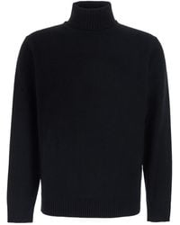 Kangra Cashmere - Long-Sleeve High-Neck Top - Lyst