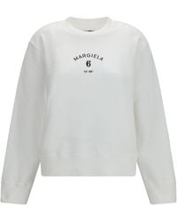 MM6 by Maison Margiela - Signature Jersey Sweatshirt - Lyst