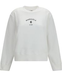MM6 by Maison Margiela - Signature Jersey Sweatshirt - Lyst