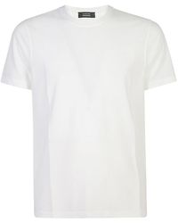 Zanone - Crewneck Short-Sleeved T-Shirt - Lyst