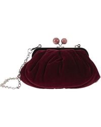 Weekend by Maxmara - Wkagiochi Velvet Chain Clutch Bag - Lyst