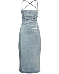 DIESEL - Midi Dress Cotton, Polyester, Elastane - Lyst