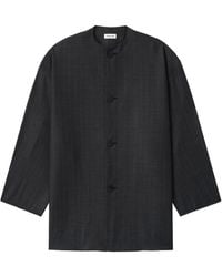 Fear Of God - Striped Wool Collarless Sport Jacket - Lyst