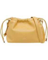A.P.C. - Ninon Logo Embossed Mini Shoulder Bag - Lyst
