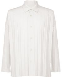 Homme Plissé Issey Miyake - Homme Plissé Issey Miyake Edge Shirt - Lyst