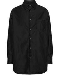 Maison Margiela - Long-Sleeved Curved Hem Shirt - Lyst