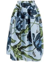 Erdem - Midi Flared Skirt - Lyst