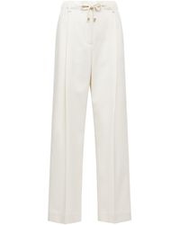 Moncler - Drawstring Tailored Trousers - Lyst