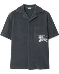Burberry - Ekd Printed Towelling Shirt - Lyst
