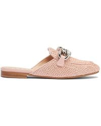 Casadei - Hanoi Chain Flat Mules - Lyst