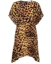 Stella McCartney - Animal-Print Minidress - Lyst