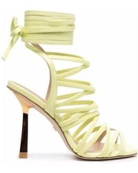 Stuart Weitzman - Peep-Toe, Patent-Leather Booties - Lyst