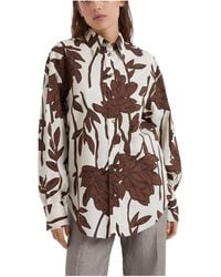 Brunello Cucinelli - Floral-Printed Button-Up Shirt - Lyst