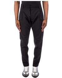 DSquared² - Logo Patch Slim-Cut Cropped Pants - Lyst