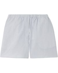 Proenza Schouler - Cotton And Linen-Blend Shorts - Lyst