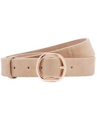 Gabriela Hearst - Elster Suede Belt - Lyst