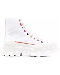 McQueen - Tread Slick High-Top Boots - Lyst