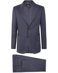 ZEGNA - Two-Button Wool Suit - Lyst