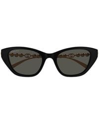 Gucci - Eyewear Cat Eye Frame Sunglasses - Lyst