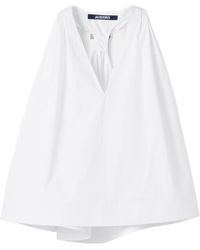 Jacquemus - The Norma V-Neck Top - Lyst