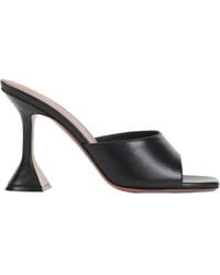 AMINA MUADDI - Square Toe High-Heeled Sandals - Lyst