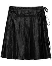Low Classic - Pleated Zipper Skirt - Lyst