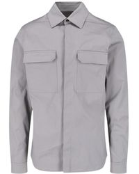 Rick Owens - Collared Long-Sleeved Shirt - Lyst