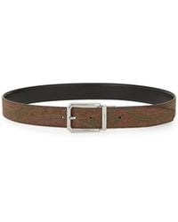 Etro - Paisley Pattern Belt - Lyst