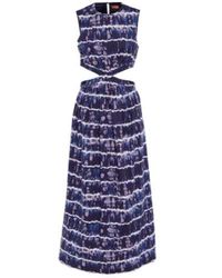 Altuzarra - Ashima Cutout Cotton-Blend Midi Dress - Lyst
