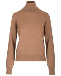 P.A.R.O.S.H. - Rollneck Wool-Blend Jumper - Lyst