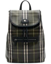 Burberry - Tartan-Pattern Backpack - Lyst
