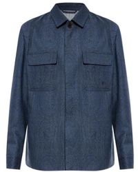 Etro - Flap Pocket Shirt Jacket - Lyst