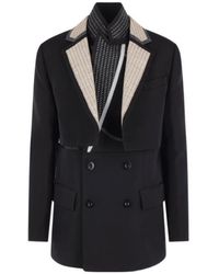 Sacai - Long-Sleeved Casual Jacket - Lyst
