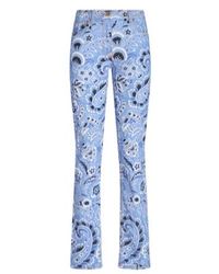 Etro - Bandana-Printed Mid-Rise Skinny Jeans - Lyst