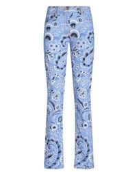 Etro - Bandana-Printed Mid-Rise Skinny Jeans - Lyst