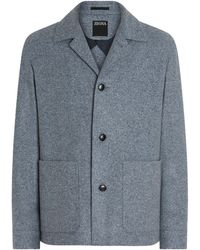 ZEGNA - Pocket Button Jacket - Lyst