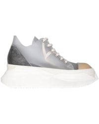 Rick Owens - Lace-Up Oversize-Sole Sneakers - Lyst