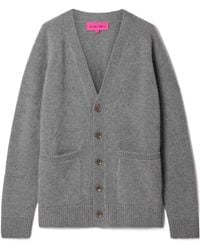 The Elder Statesman - Long-Sleeved Cashmere Cardigan - Lyst