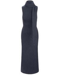 STAUD - Canal Midi Dress - Lyst